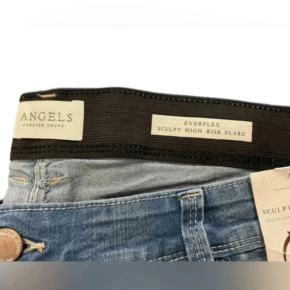 Angels  Forever Yours Everplex Sculpt High Rise Flare Jeans Size 22 - Picture 4 of 10